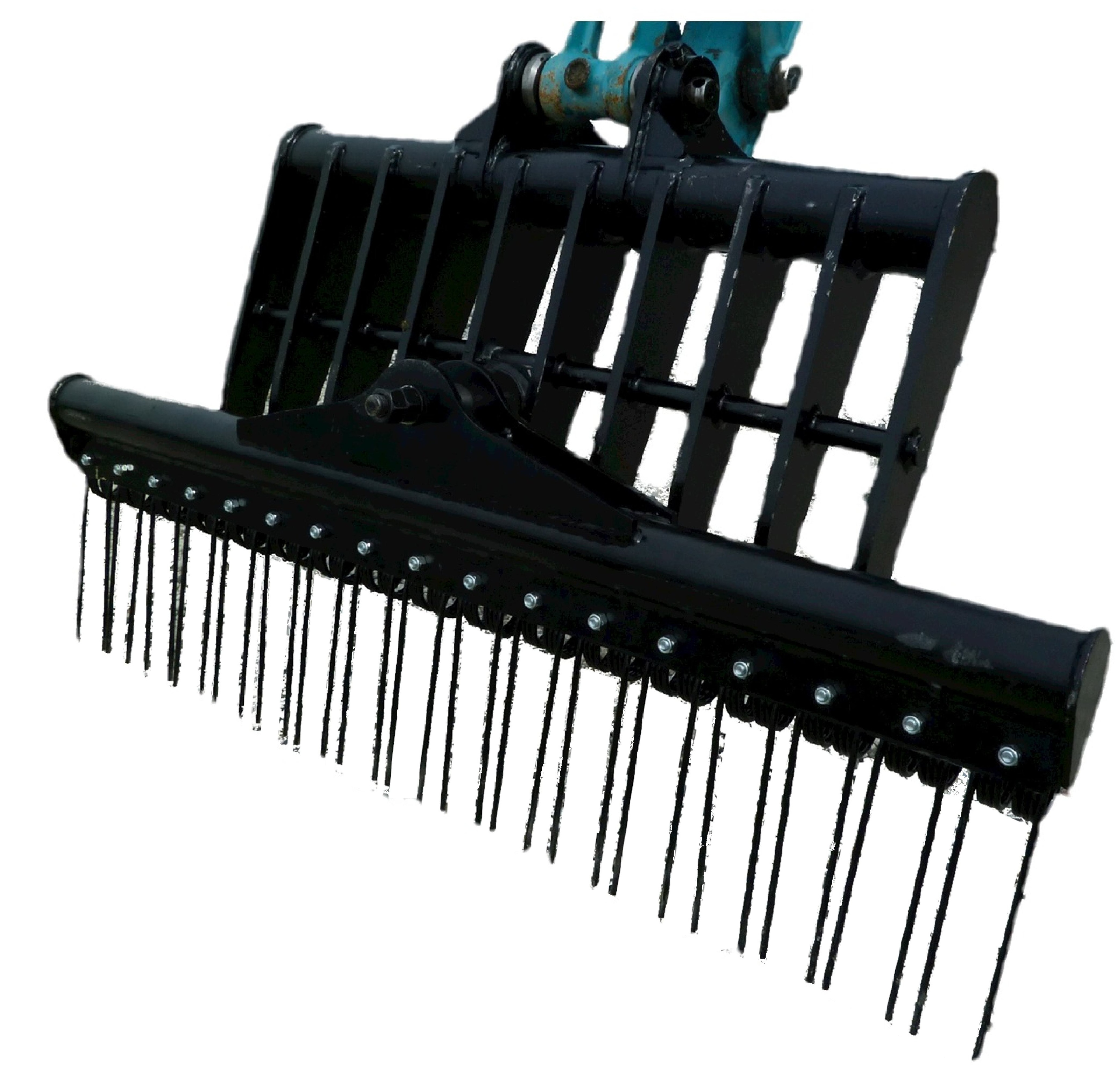 レーキバケット 2.0t～3.5tクラス用 幅990mm&アタッチレーキ 幅1,460mm格納式